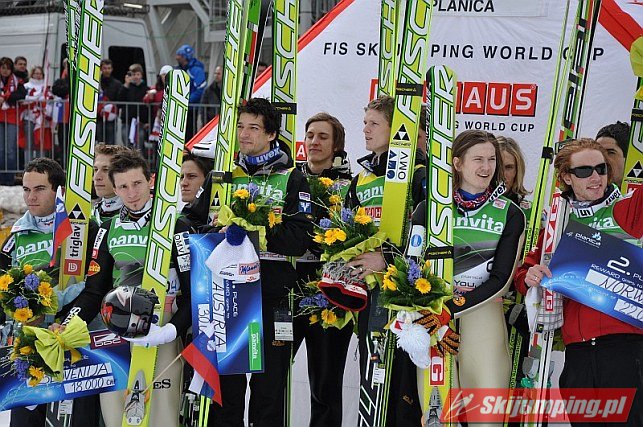 175 Podium konkursu druynowego